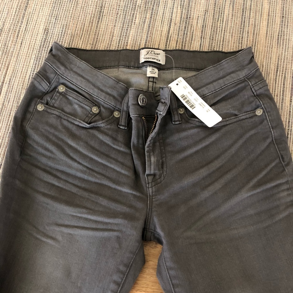 J. Crew toothpick jeans in size 26